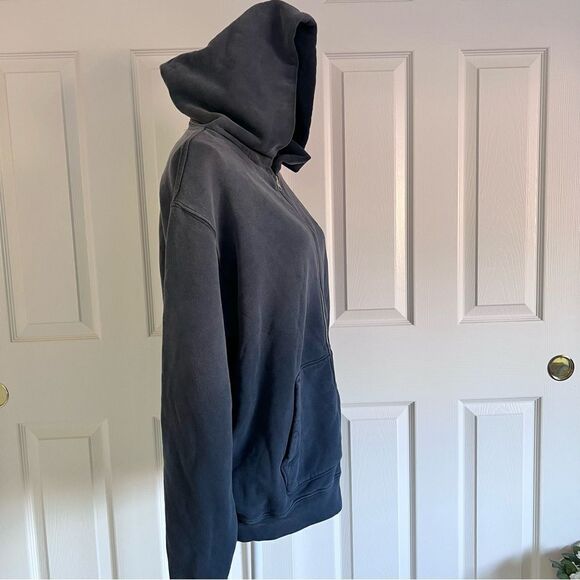 Madhappy Classics Full Zip Fleece Hoodie in Ombre Navy NEW Medium - Picture 3 of 9